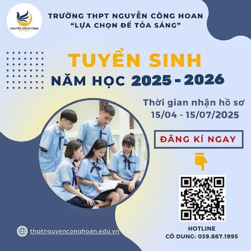 📢📢📢 TUYỂN SINH LỚP 10 NĂM HỌC 2025 – 2026